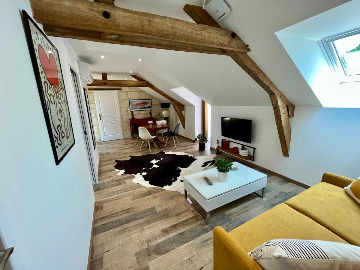 Cave Auger La Maison D'Hotes Restigne ภายนอก รูปภาพ