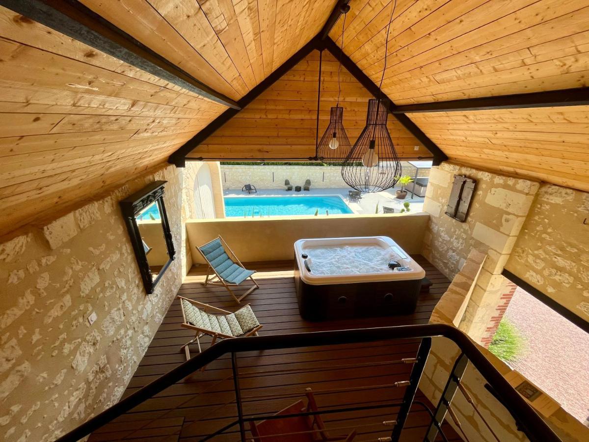 Cave Auger La Maison D'Hotes Restigne ภายนอก รูปภาพ